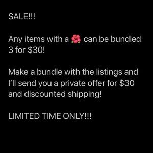 SALE!! 🌺